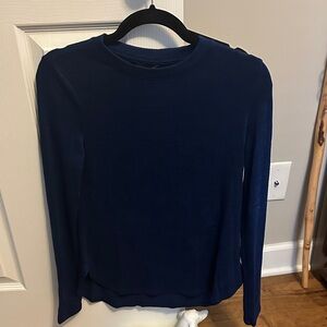 Banana Republic Dark Blue Long Sleeve Tee
